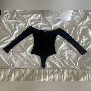 fashion nova black bodysuit